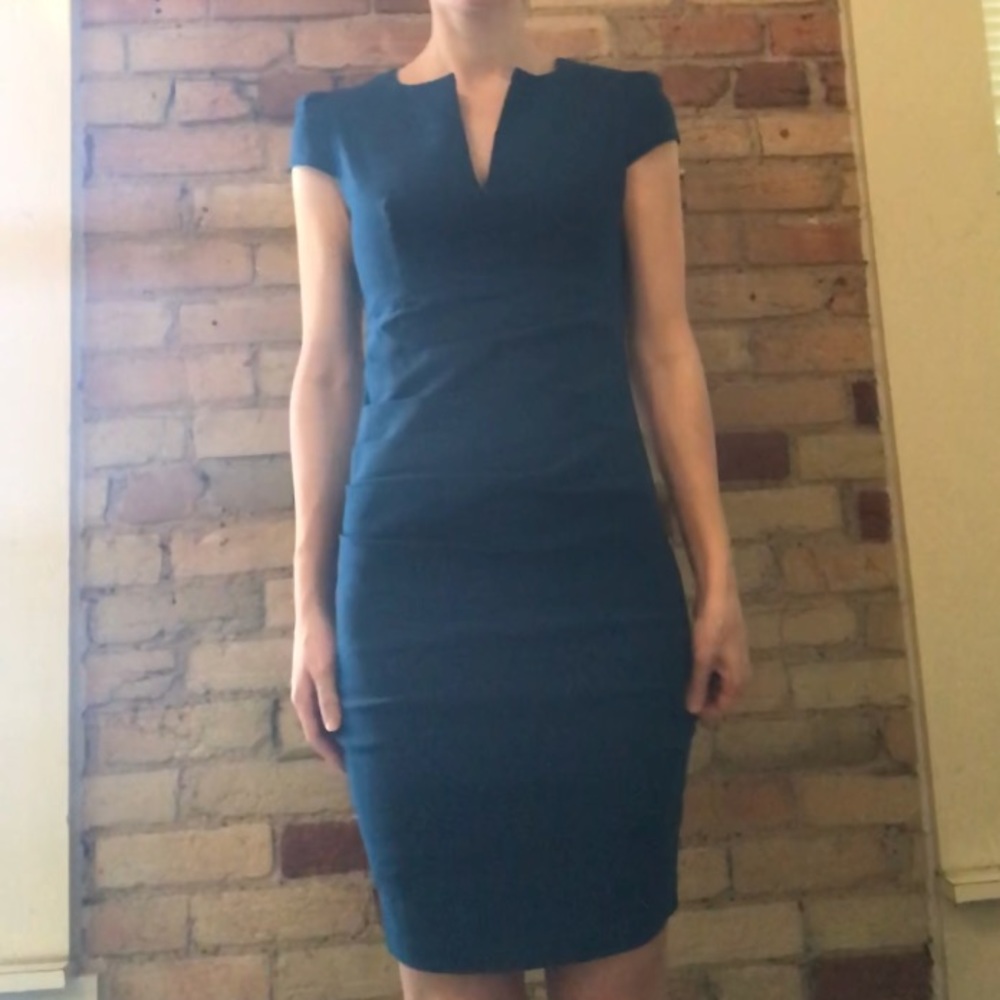Navy Blue Cocktail Dress